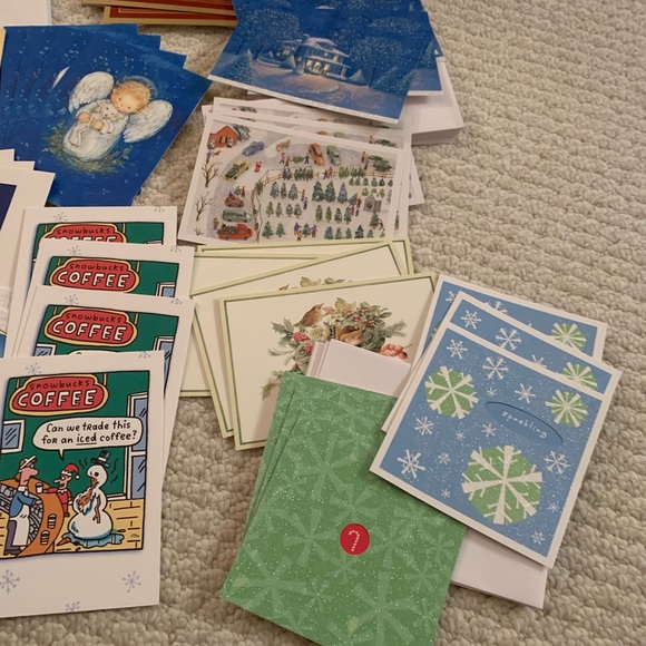 🎄New vintage Hallmark Christmas cards - 50+ with envelopes - Picture 7 of 10